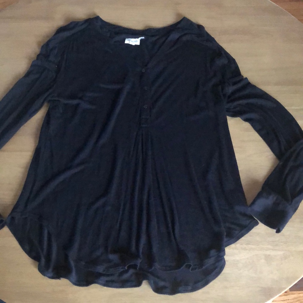 BUNDLE 2 black and cream, Maison Jules, long sleeve, relaxed fit, small